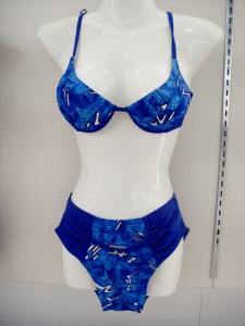 Ladies' Bikini, Print Fabric, Adjustable Neck, Bright Color, 82% Nylon and 18% Spandex